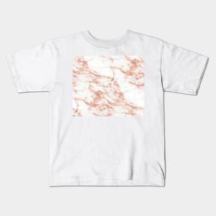 Taggia rose gold marble Kids T-Shirt